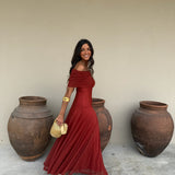 Toledo Dress in Terracota