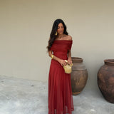 Toledo Dress in Terracota