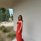 Terracota with Flower Dress