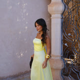 Triana Dress in Yellow