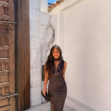 Rosalie Brown Dress