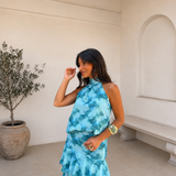 Amber Set in Blue