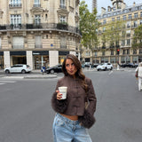 Amour Jacket in Brown