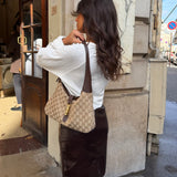 Croc Midi Skirt