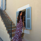 Siena Set in Blue and Burgundy