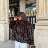 Royal Brown Fur Jacket