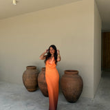 Degrade Orange Dress