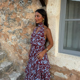 Siena Set in Blue and Burgundy