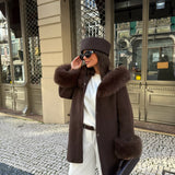 Turim Fur Coat in Brown