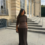 Palais Dress in Brown