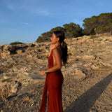 Aina Dress in Terracota