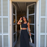 Sunflower set in Black