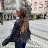Your Moodboard Jacket in Navy Blue