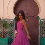 Toledo Dress in Fuxia