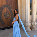 Paloma Dress in Blue
