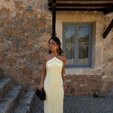 Riviera Dress in Light Yellow