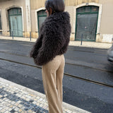 Corduroy Pants in Beige