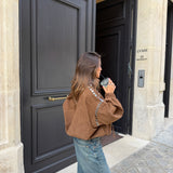 Sasha Studded Bomber Jacket