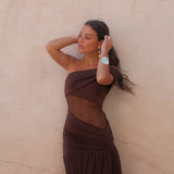 Dune Dress in Brown