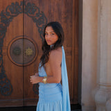 Paloma Dress in Blue