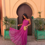 Toledo Dress in Fuxia