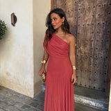 Toledo Dress in Light Terracota