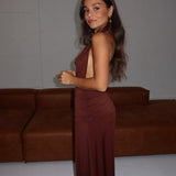 Hailey Dress in Brown