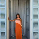 Joanna Dress In Orange
