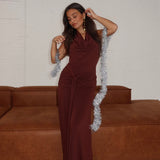 Hailey Dress in Brown