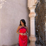 Oasis Dress in Red