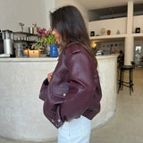 Barcelona Jacket in Burgundy