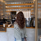 Cleo Cardigan in Grey and Yellow