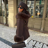Turim Fur Coat in Brown