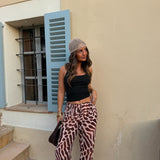 Giraffe Print Pants