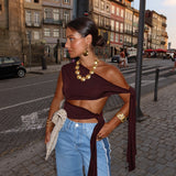 Gaia Top in Brown