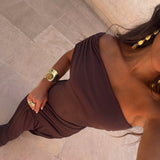 Dune Dress in Brown