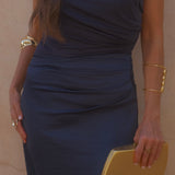 Amira Dress in Navy Blue