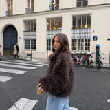 Reversible Curly Fur Jacket
