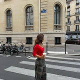 Bonjour Blouse in Red
