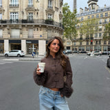 Amour Jacket in Brown