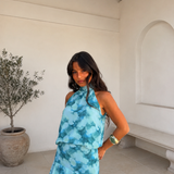 Amber Set in Blue