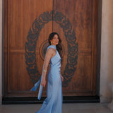 Safira Dress in Sky Blue