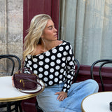 Soléne Sweater in Polka Dot