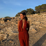 Aina Dress in Terracota
