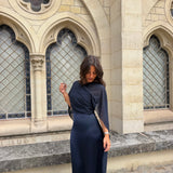 Triana Dress In Navy