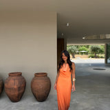 Degrade Orange Dress