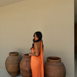 Degrade Orange Dress