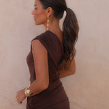 Dune Dress in Brown