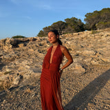 Aina Dress in Terracota