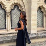 Triana Dress In Navy